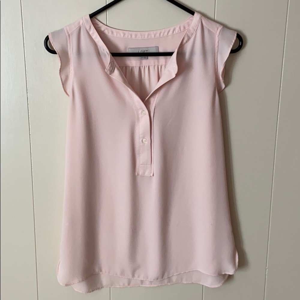 Pink loft blouse